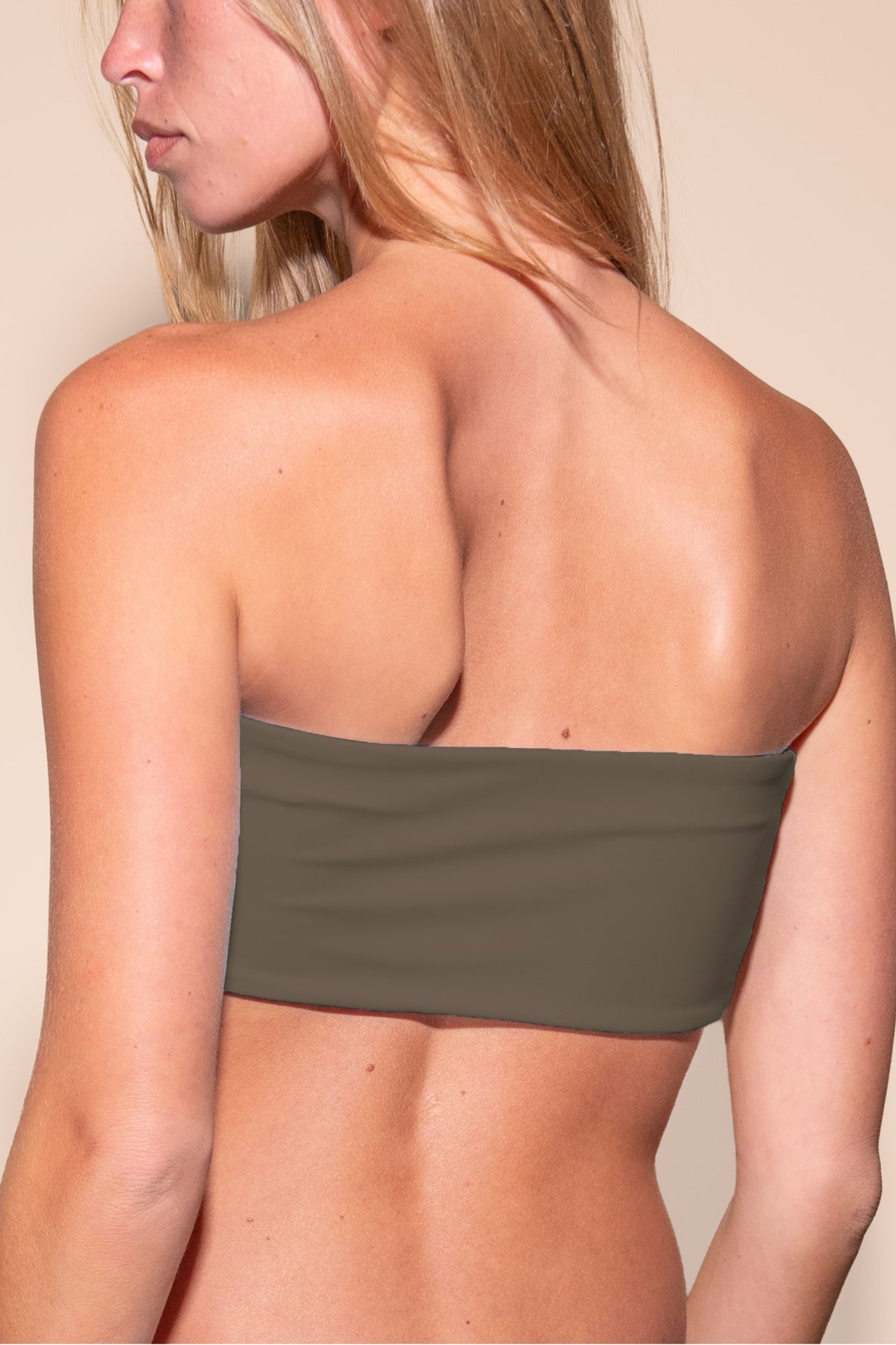 Little Runaway Bikini Top in Palm Shadow