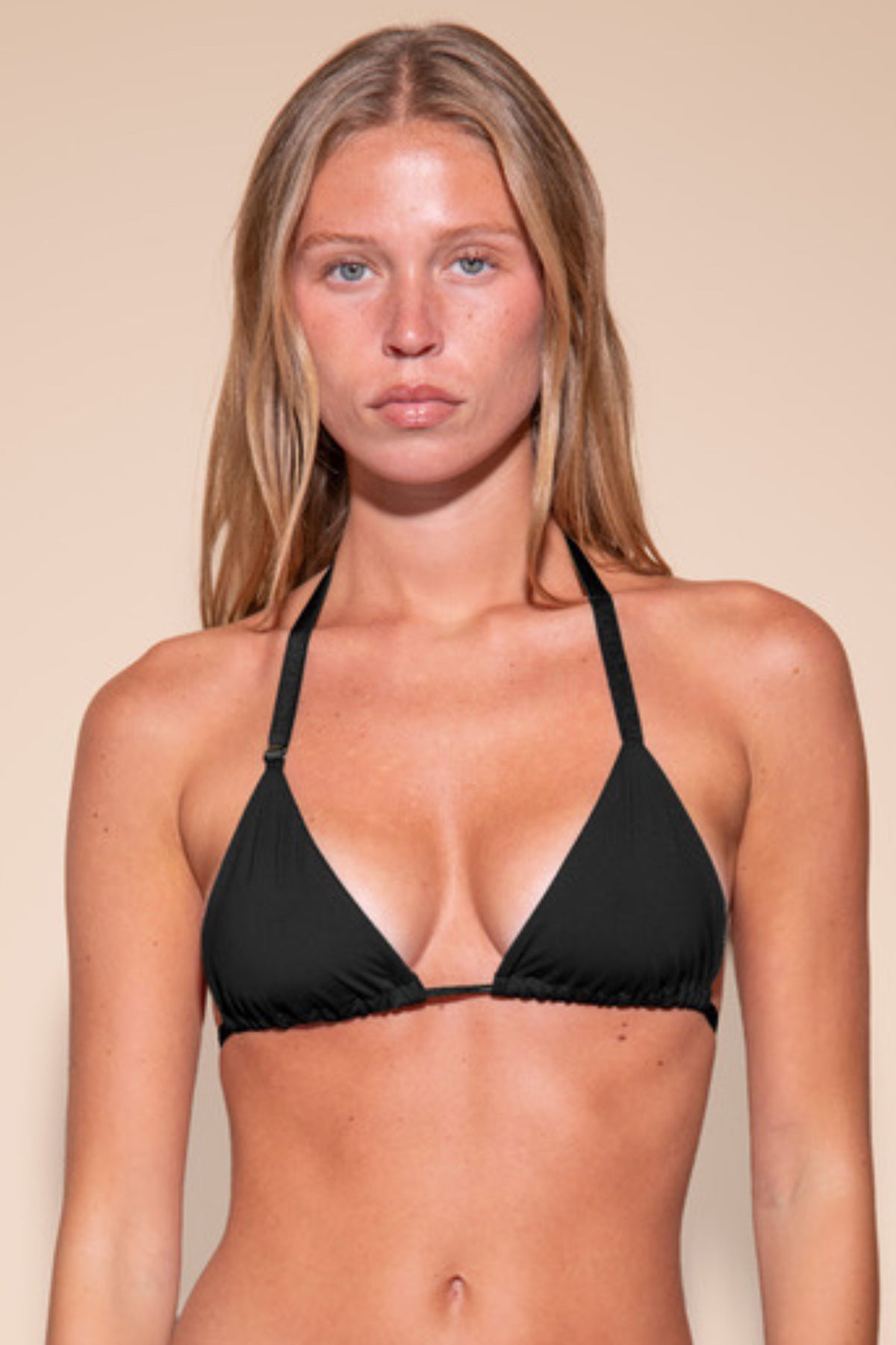 Viking Biker Bikini Top in Neon Noir